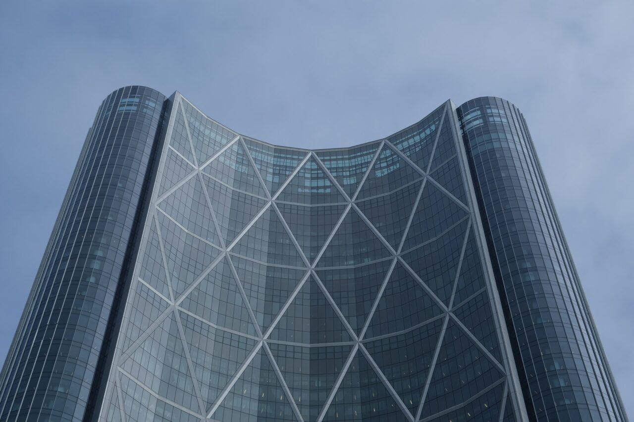 Modern commercial office architecture in Calgary, Alberta